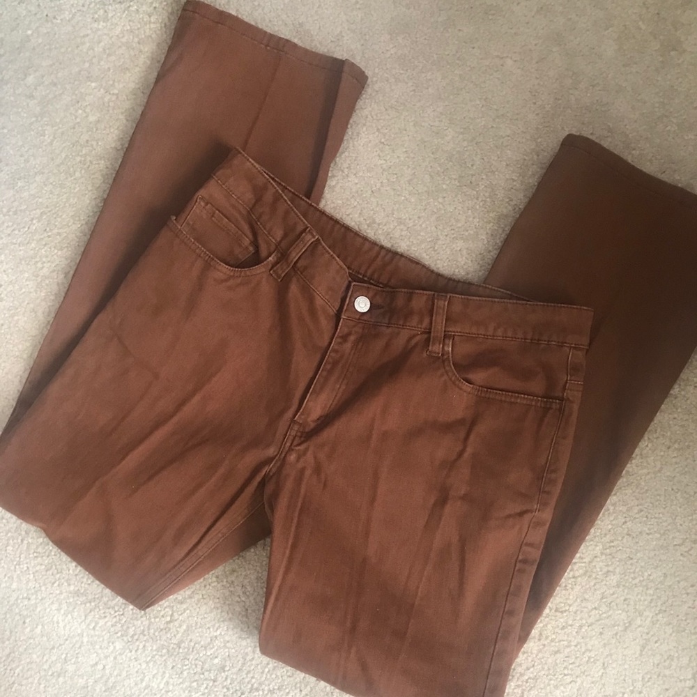 Brown Red Tab Levi Pants